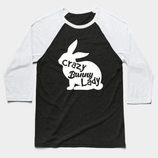 crazy bunny lady Baseball T-Shirt